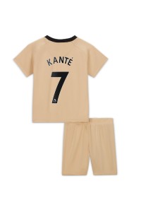 Chelsea Kante #7 Babytruitje 3e tenue Kind 2022-23 Korte Mouw (+ Korte broeken)